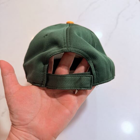 Oakland A’s TEAM MLB OC SPORTS Adjustable Baseball Cap Hat Green/Yellow VGC - Picture 4 of 6